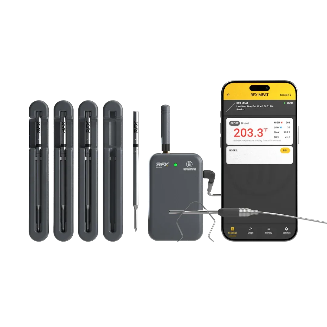 ThermoWorks RFX Wireless Probe Starter Kit 4-probe