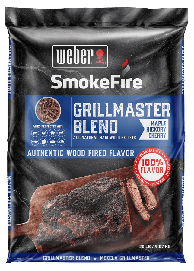 Weber GrillMaster Blend All-Natural Hardwood Pellets