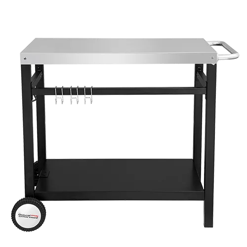 Royal Gourmet Double-Shelf Movable Grill Table