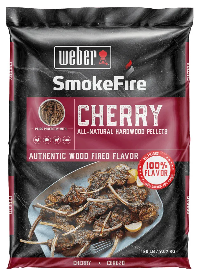Weber Cherry All-Natural Hardwood Pellets